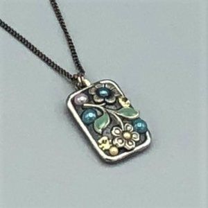 NWOT Michal Golan "Frost Garden" Necklace Earrings